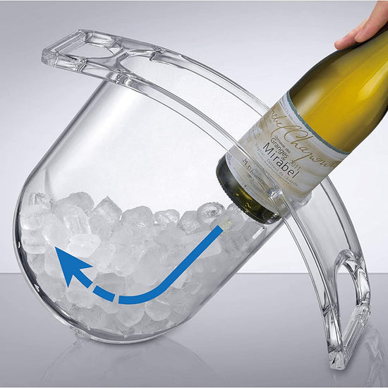 Curved Champagne and Wine Ice Bucket