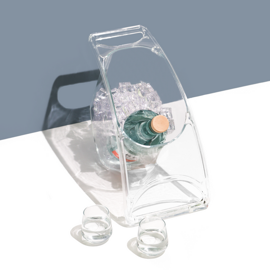 Curved Champagne and Wine Ice Bucket