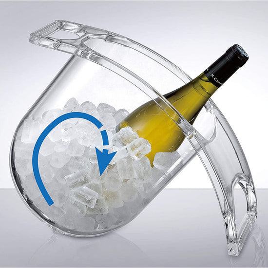 Curved Champagne and Wine Ice Bucket