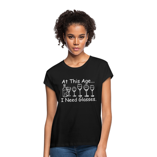 At This Age... (Women's Relaxed Fit) - black