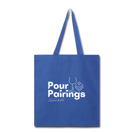 Pour Pairings Canvas Shopper - royal blue