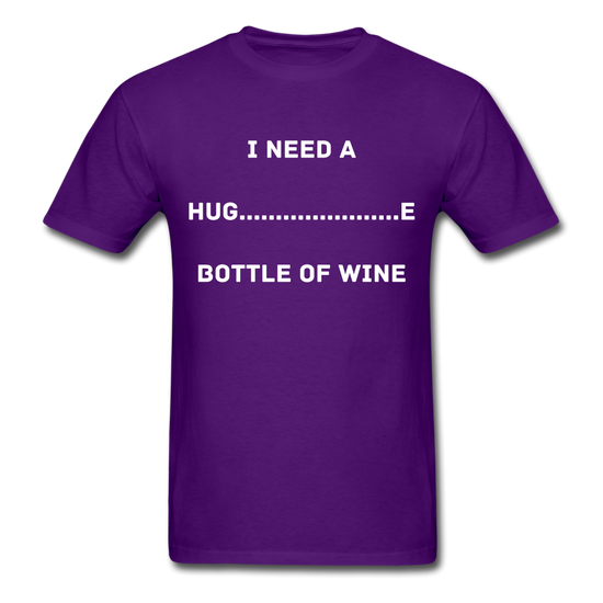 I Need A Hug T-Shirt - purple