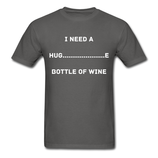 I Need A Hug T-Shirt - charcoal