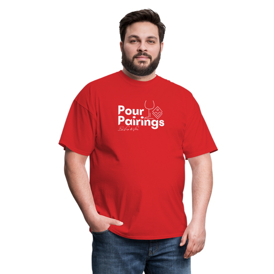 Pour Pairings T-Shirt (Unisex) - red