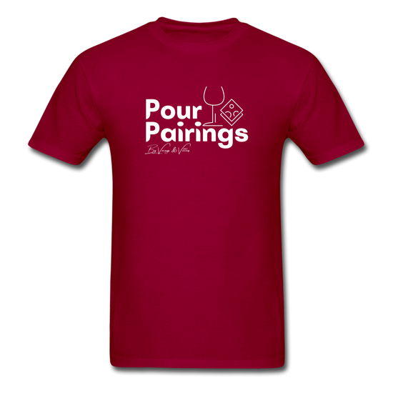 Pour Pairings T-Shirt (Unisex) - dark red