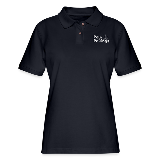 Women's Pique Polo Shirt - midnight navy