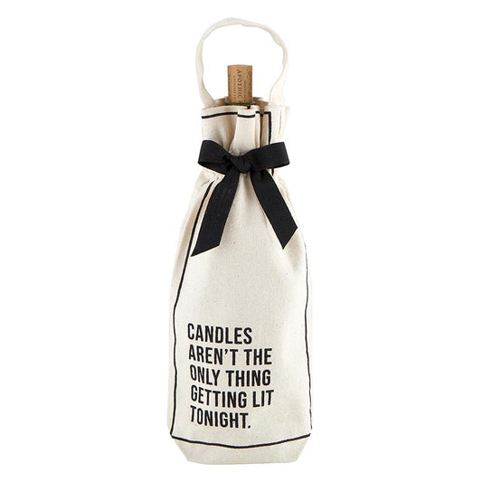 Candles Aren't The Only Thing Getting Lit Wine Bag