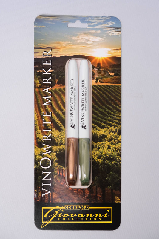 vinOwriter - copper and sage green