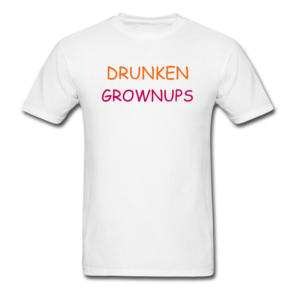Drunken Grownups (Men's) - white