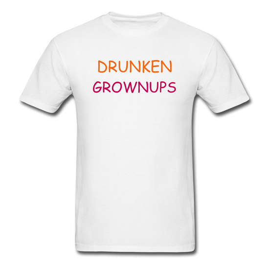 Drunken Grownups (Men's) - white