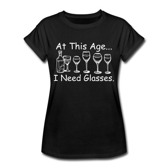 At This Age... (Women's Relaxed Fit) - black