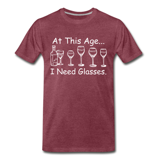 At This Age (Men's) - heather burgundy