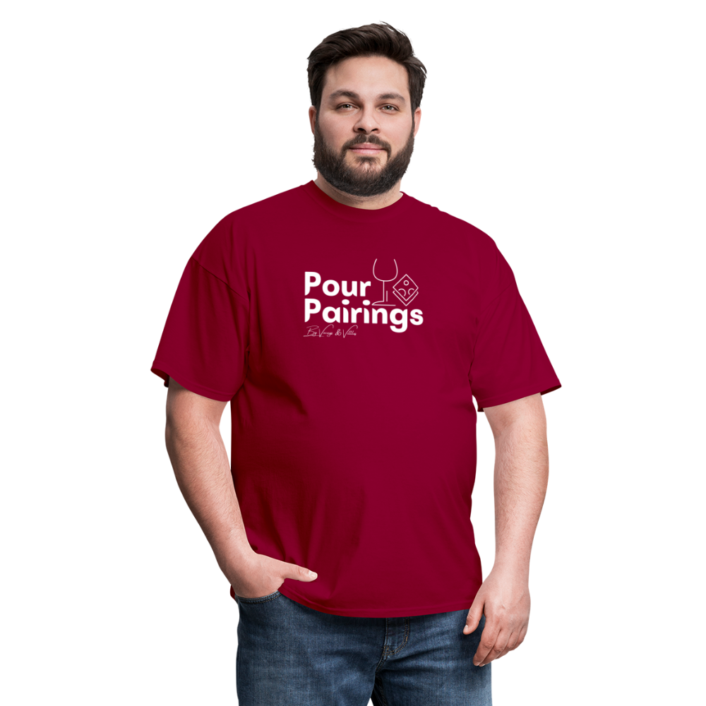 Pour Pairings T-Shirt (Unisex) - dark red