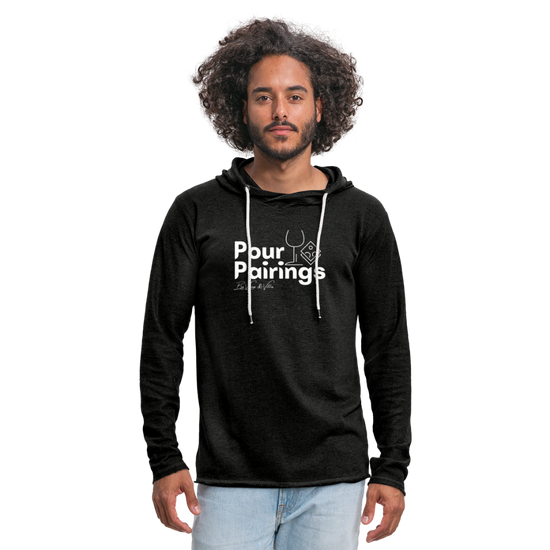 Pour Pairings Lightweight Terry Hoodie (Unisex) - charcoal grey